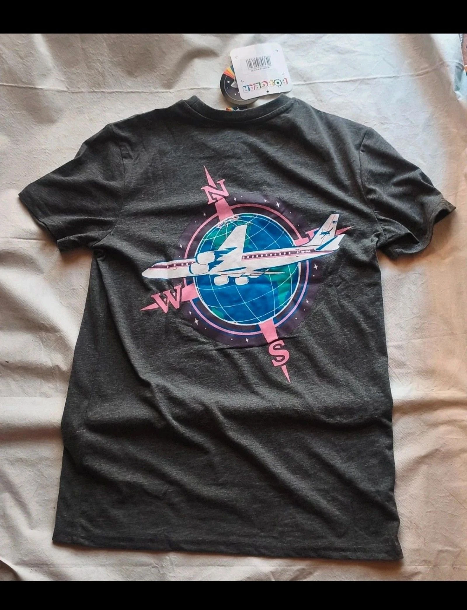 Camiseta NASA Gris Antracita (Nueva con Etiqueta) popgear – photo 2